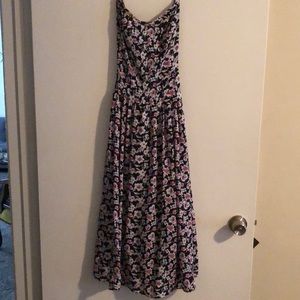 Banana republic floral midi dress